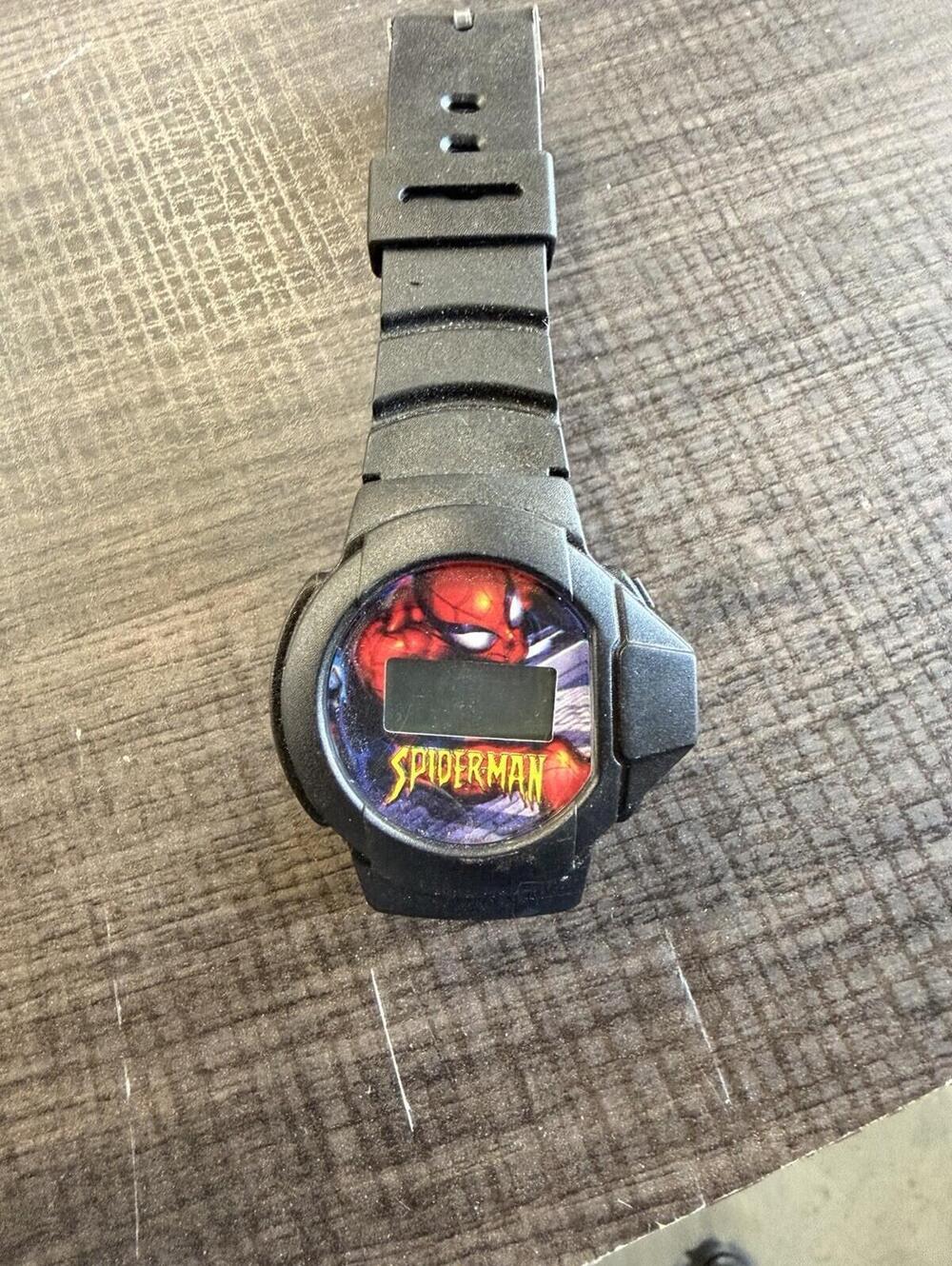 Marvel Spider Man Digital Wristwatch 2004 Promotional Movie Watch